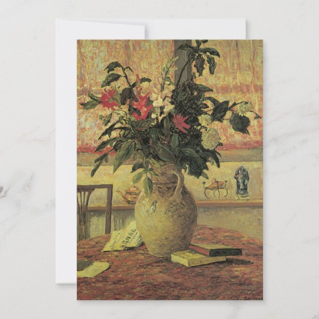 Buquê de Flores na Janela por Maxine Maufra (Frente)