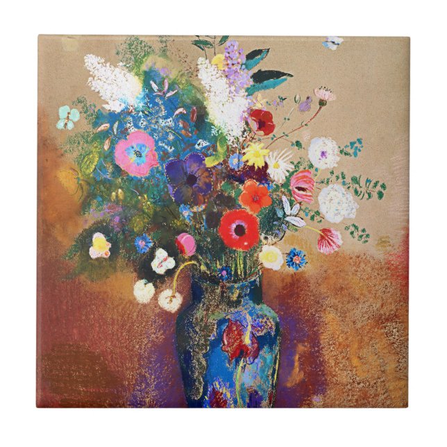 Buquê de Flores por Odilon Redon (Frente)
