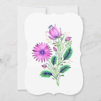 Buquê de flores roxas elegantes