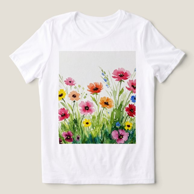 Buquê de flores silvestres (Design frontal)