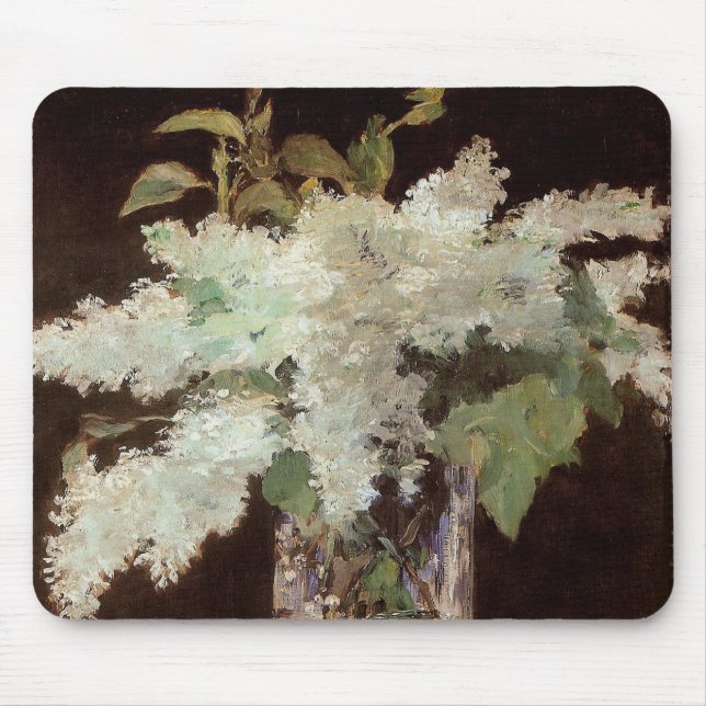 Buquê de Manet de Lilacs - Mousepad (Frente)