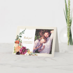 Buquê de outono selvagem   Cartões de agradeciment