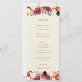 Buquê de outono selvagem | Menu Casamento