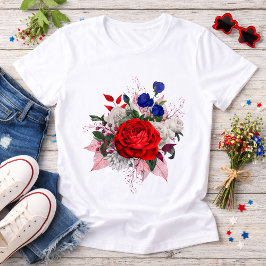 Buquê de Rosas Patrióticas