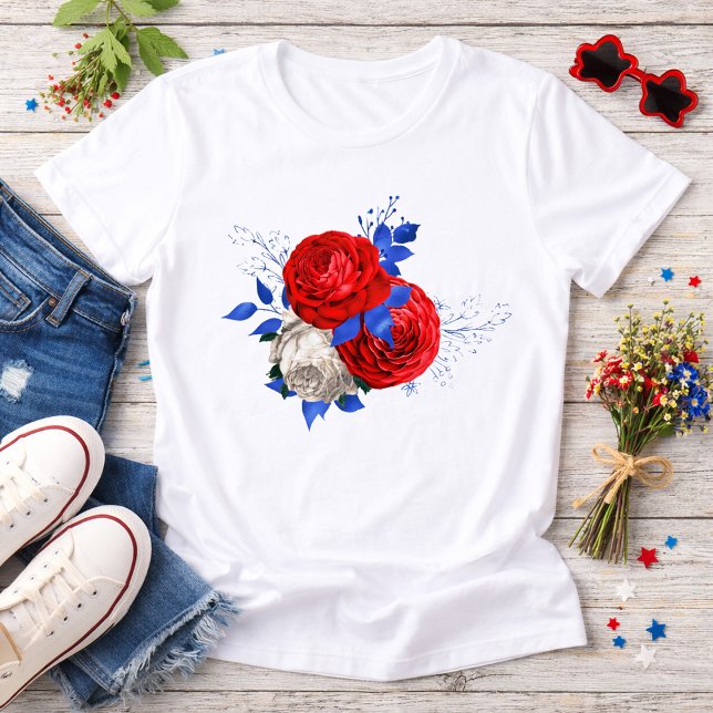 Buquê de Rosas Vermelhas Patrióticas (Criador carregado)