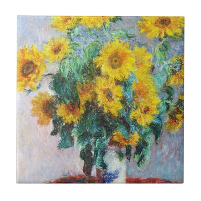 Buquê de Sunflower, 1880 Claude Monet (Frente)
