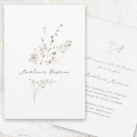 buquê delicado de flores silvestres | Convite Bapt