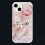 Buquê Elegante de Rosas Rosa Vintage<br><div class="desc">Uma capa de telefone com uma fotografia de um buquê de rosas cor-de-rosa. Vintage elegance.</div>
