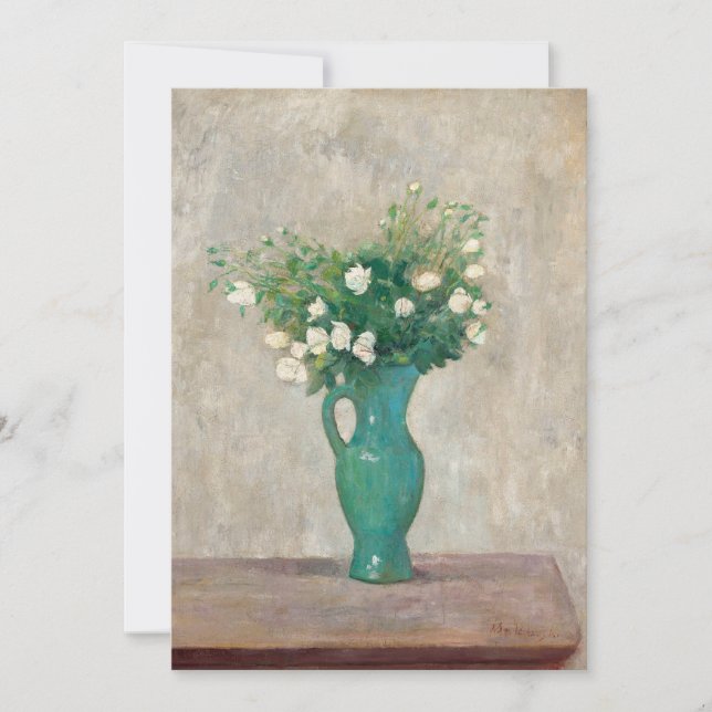 Buquê em um vaso verde | Tadeusz Makowski (Frente)