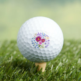 Buquê Flor com Bolas Dahlia Golf
