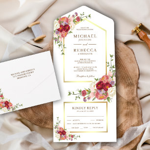Buquê Floral Botânico Rústico Vintage Casamento