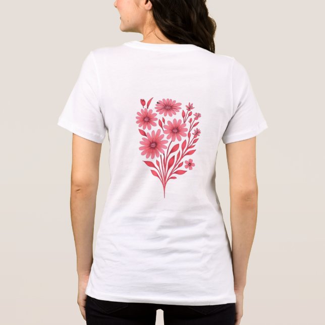 Buquê Floral de Flores Silvestres Rosa (Verso)