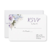 Buquê Floral de RSVP de Casamento