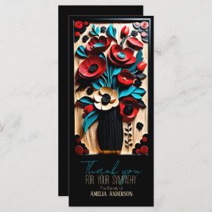 Buquê Floral Folk Art style Sympathy Obrigado C