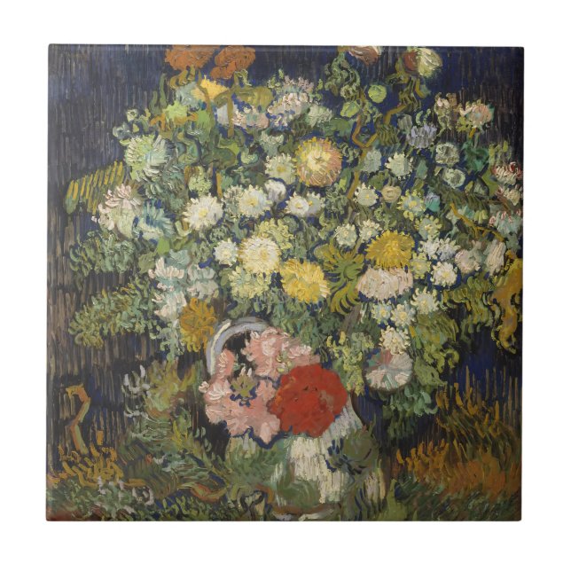 Buquê Floral Impressionista Vintage Van Gogh (Frente)