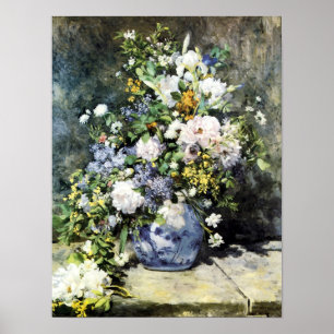 "Buquê Primavera" de Renoir - Poster