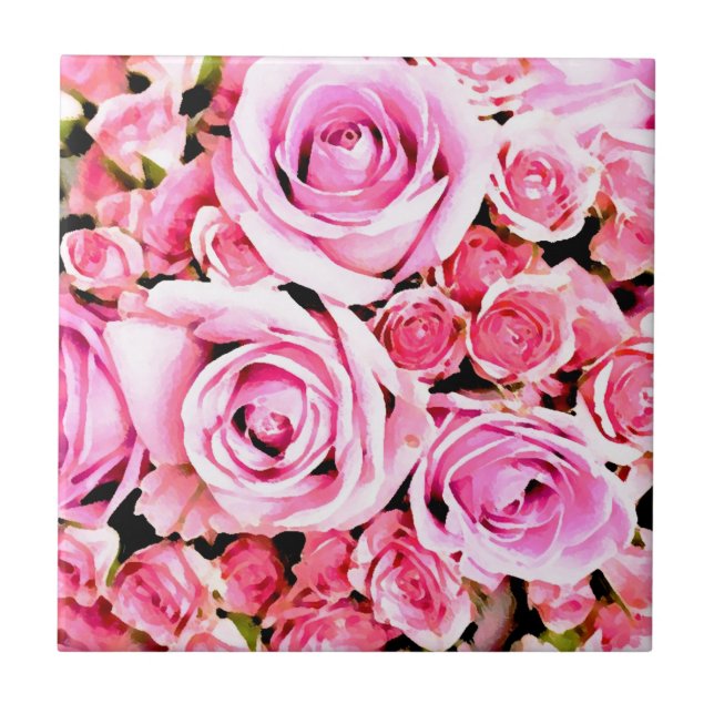 Buquê rosa rosa rosa (Frente)