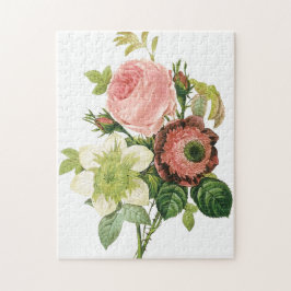 Buquê Rosa Vintage Quebra-cabeça