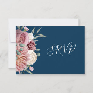 Buquê RSVP de Rosa de Flor de Água com Poeira Russ