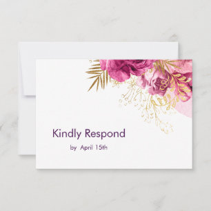Buquê RSVP Wedding floral do rosa do rosa