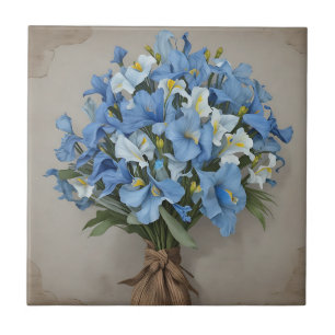 Buquê Rustic Blue Iris