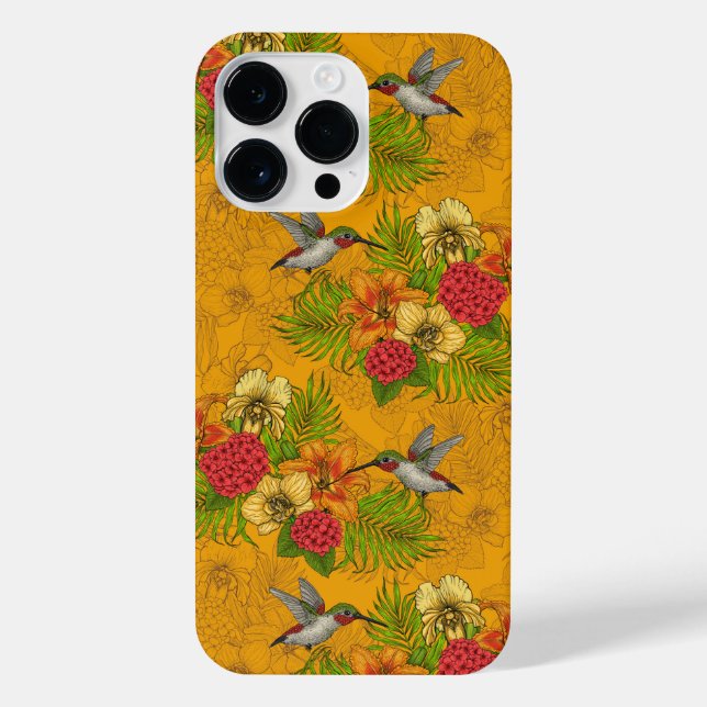 Buquês tropicais e beija-flores 2 (Verso)