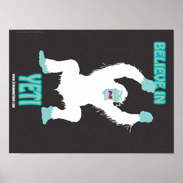 BURACA! Acredite em Yeti Poster (Frente)