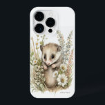 Buraco-do-bebê em flores silvestres<br><div class="desc">Adorável gambá sentado em flores silvestres com margaridas brancas. Ilustração de aquarela usando Ai,  #arte de conteúdo genérico Criada por WhimsicalArtwork</div>