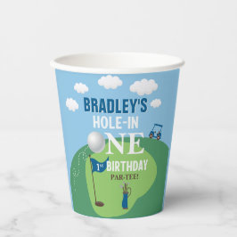 Buraco Em Um primeiro aniversario De Golfe