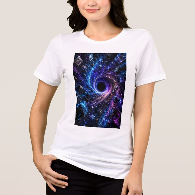 Buraco Negro Cósmico 3D Feminino (Frente)