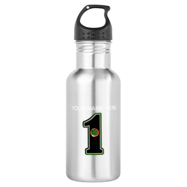 Buraco numa garrafa de bebida (Frente)