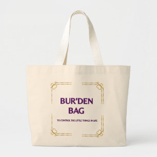 BUR'DEN BAG ROXO DE LONA BOLSAS NEUTRAS TOTE