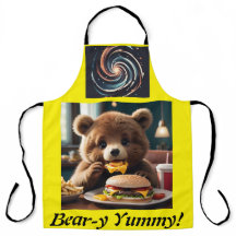 Burger Bear Bliss Apron