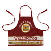 Burger Boss All-Over Impressão Apron
