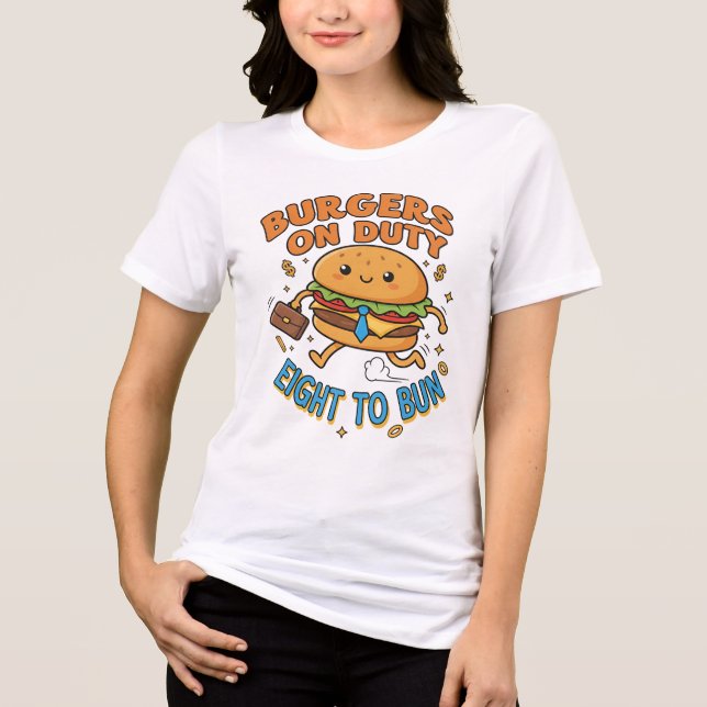 Burger Boss Tee – Funny Hustle Design for Foodies (Frente)