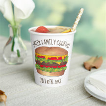 Burger Cheeseburger Reunion Picnic Cookout