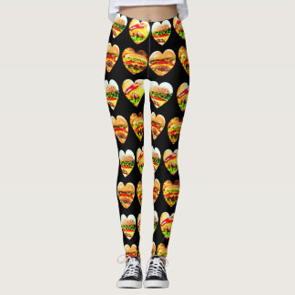 Burger Desire FoodMood Leggings