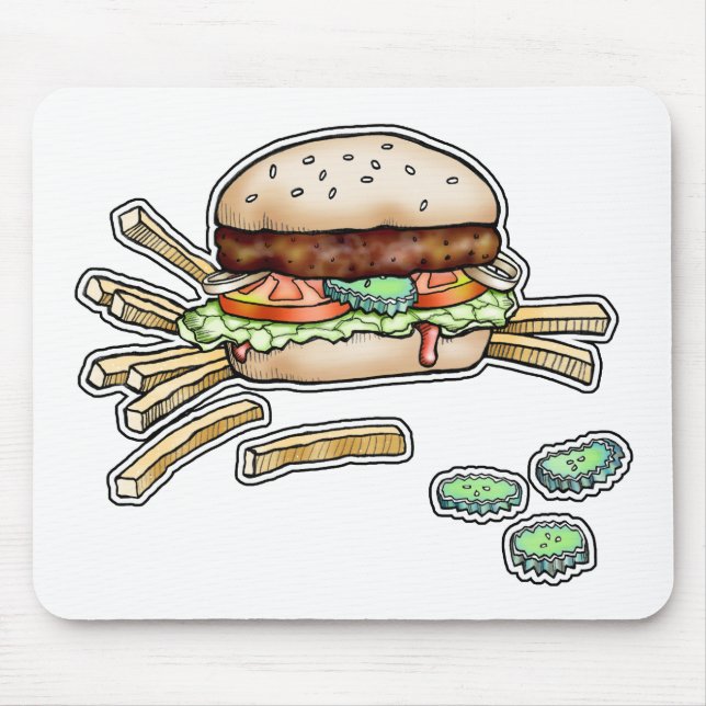 BURGER e FRIES MOUSEPAD (Frente)