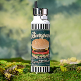 Burger Retro Thor Water Bottle