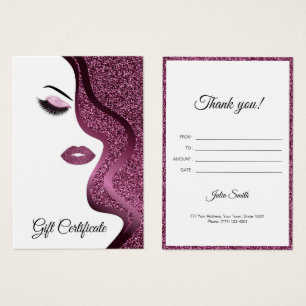 Burgundia Moderna com Efeito Glitter