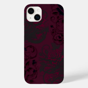 Burgundy & Black Jardim Sombrio Glamour Gótico