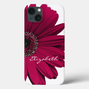 Burgundy Gerber Gerbera Daisy Personalizado