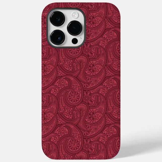 Burgundy Paisley (Verso)
