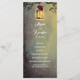 Burgundy Red Floreal Lanterna Ligeira Programas de