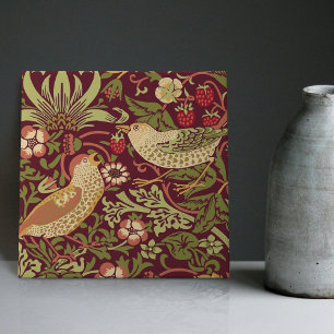 Burgundy Red William Morris Strawberry Thef