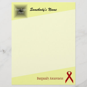 Burgundy Standard Ribbon por Kenneth Yoncich