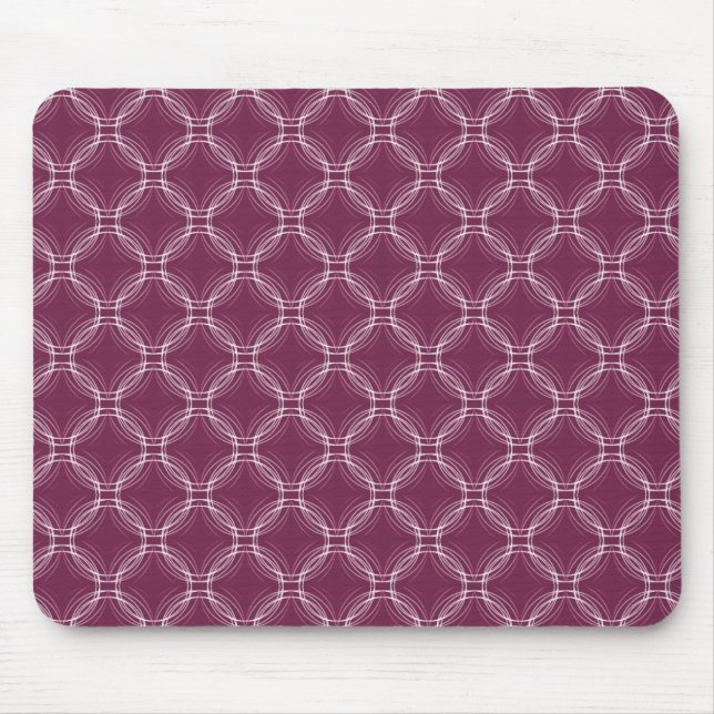 Burgundy Uptown Elegance Mousepad (Frente)