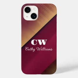 Burgunia e fundo Dourado