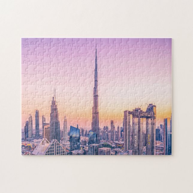 Burj Khalifa Sunset Jigsen Quebra-cabeça (Horizontal)