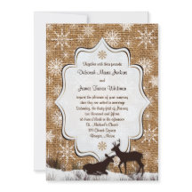 Burlap Russo, Flocos de Neve e Convite de casament